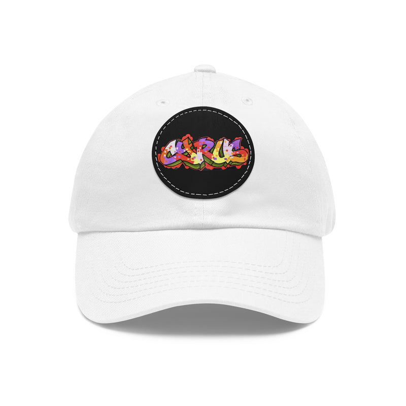 Custom Dad Hat with Leather Patch